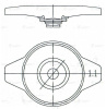 КРЫШКА РАДИАТОРА TOYOTA/SUZUKI/MAZDA/HONDA "LUZAR"