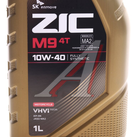 МАСЛО МОТОРНОЕ "ZIC" 4Т M9 10W/40 (1Л.СИН.) МОТОТЕХНИКА