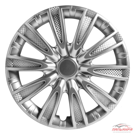 КОЛПАКИ КОЛЕСНЫЕ  R14 СЕРЕБРО ТОРНАДО "AIRLINE" (2ШТ)