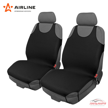 ЧЕХЛЫ-МАЙКИ ПЕРЕДНИЕ "AIRLINE F-1"  ЦВЕТ ЧЕРНЫЙ