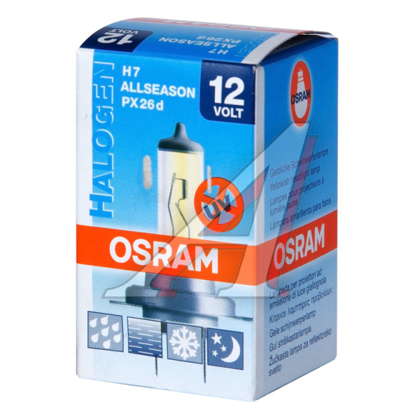 ЛАМПА H7 12V 55W PX26d "OSRAM" ALLSEASON LONGLIFE