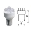 ЛАМПА СВЕТОДИОДНАЯ Т15 24V 9 LED BA15s "МАЯК" (БЕЛАЯ)