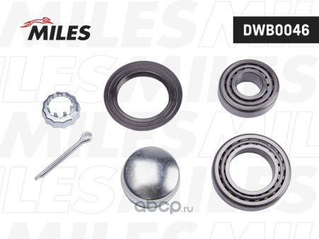 ПОДШИПНИК СТУП.AUDI 100/80/VW PASSAT/GOLF/POLO/SKODA FELICIA 68-01 ЗАД. DWB0046 MILES