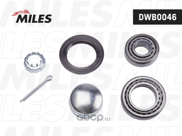 ПОДШИПНИК СТУП.AUDI 100/80/VW PASSAT/GOLF/POLO/SKODA FELICIA 68-01 ЗАД. DWB0046 MILES