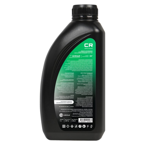 АНТИФРИЗ, ГОТОВЫЙ РАСТВОР CR MAZDA/MITSUBISHI, P-OAT, ФЛУОР, -40°С, ЗЕЛЕНЫЙ, 1Л/1.0	L2018073