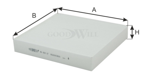Фильтр салона AG 659 CF GoodWill